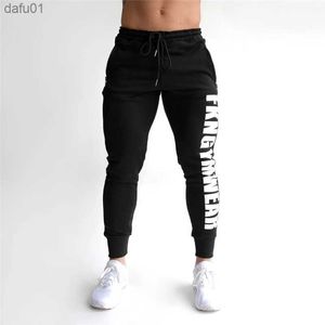 2019 Autumn Gyms Men's Pants Joggers Skinny Sweat Pants Printing Tights Sweatpants For Men Side Zipper Sheer Byxbyxor L230520