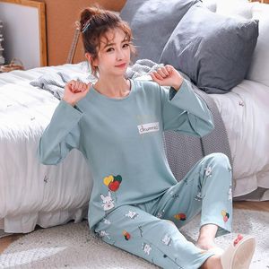 Women's Sleepwear Women's Home Clothes Tops Trouser Suits Pants Pyjama Set Kawaii Underwear Tallas Grandes Mujer 2023