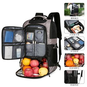 Multi -Funktions -Taschen mit großer Kapazität am Wochenende Picknick -Rucksack 4 -Personen -Familie Outdoor Camping Cooler Bag 230605
