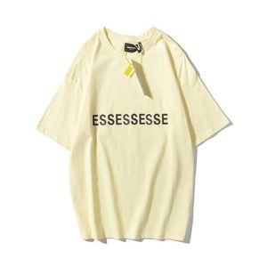 Tasarımcı Moda EssentialSweatshirts Street Street Sıradan EssentialShoodie Yaz Erkek Kadın Lüks Baskılı Mektup Tişört Gevşek Saf Pamuk Çiftleri Tshirt 667