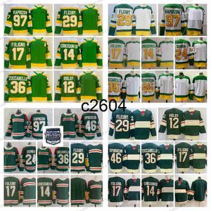 c2604 2023 Reverse Retro Hockey Jerseys Winter Classic Kirill Kaprizov MarcAndre Fleury Dumba Mats Zuccarello Marcus Foligno Joel Eriksson Ek Jared Spurgeon Matt B