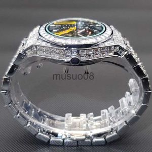 Altri orologi MISS Orologio da uomo meccanico Hip Hop Ice Out Orologio da uomo di lusso con scheletro pieno di diamanti Orologi automatici impermeabili 220622 J230606