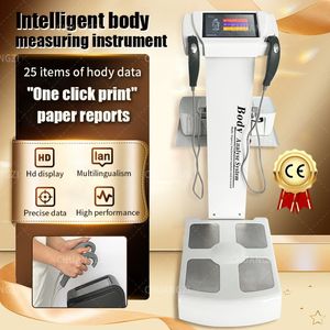 Generation Digital Intelligent Smart Accurate Data Human Body Composition Elements Analyzer Boy Fat Analyzer With Printer White Black Optional