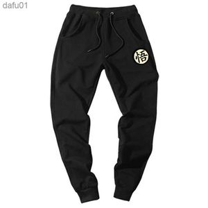 Casual Funny Print Mens Pants Cotton Autumn Winter Grey Men joggers Sweatpants Plus Size Black Trouser L230520