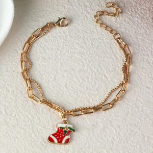 Charm Bracelets Europe And The United States Holiday Accessories Japan South Korea Simple Christmas Bracelet Personality Lovely Gift