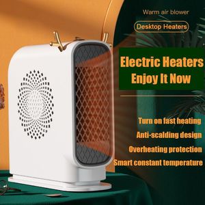 Värmare 500W Portable Electric Heater for Home High Speed ​​Regulating Room Heater Luftcirkulation Överhettande skydd Hemvärmare