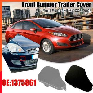 New 1 PCS Car Front Bumper Tow Hook Cover Cap High Quality ABS Auto Outer Parts For FORD For FIESTA MK6 6S6117A989AA 1375861