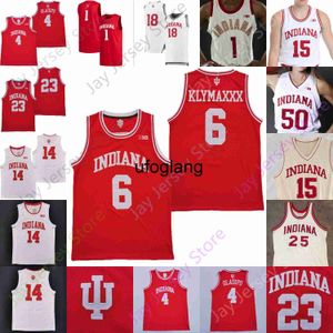 COE1 INDIANA HOOSIERSバスケットボールジャージーNCAAカレッジXavier Johnson Michael Durr Parker Stewart Race Thompson Anunoby Gordon Zeller Crawford Thomas Leal Trey Gall