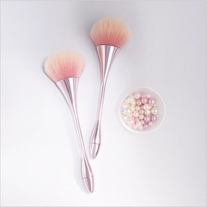 Makeup Brushes Purple Small Waist Brush Loose Powder Microcrystalline Silk Fiber Hair Nail Beauty Tool