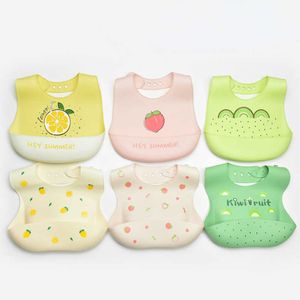 Bavaglini Burp Cloths Baby silicone leccare mezzogiorno filtro piccola acqua stagnante roccia solida mangiata nel cartone marrone morbido stampato significa fusione di metallo G220605