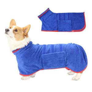 Havlu köpek bornoz 356g mikrofiber köpek kurutma ceket süper emici lüks yumuşak evcil hayvan banyo havlu ayarlanabilir sıcak köpek banyo malzemeleri