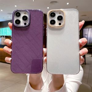 Luxury Bling Glitter Clear Case for IPhone 14 13 12 Pro Max 14Plus Transprent Slim Hard PC Back Cover