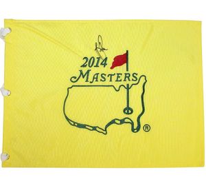 Fred Couples Autographed Signated Signatured Auto Collectable Masters Open Golf Pinl Flag