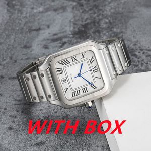 New square watch 39.8mm stainless steel automatic mechanical waterproof fashion couple watches