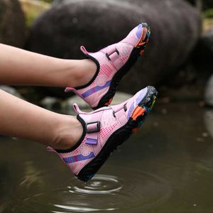 Water Shoes Hot selling student outdoor barefoot quick drying diving Children's beach swimming Aqua Upstream shoes 26-38# P230605