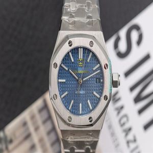 Butikrekommendation Vattentät Watch Diver Blue Dial 40mm Transparent Mechanical Automatic Movement Mens Watch Men's Bracele2831