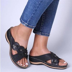 Chinelos 2023 Sandálias Femininas Estilo Romano Sapatos Femininos Dedo Aberto Senhoras Verão Praia Femme Sandália Plataforma