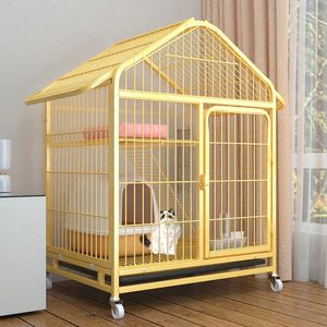 Gaiola de arame metálico para gatos Villa DIY cercadinho caixa grande local para exercícios espaço super livre casa de luxo para gatinhos com escada