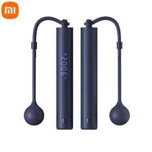 Xiaomi Mijia Smart Skipping Pular Corda Contador Digital Com App Cálculo de Calorias Ajustável Esporte Fitness Corda Profissional