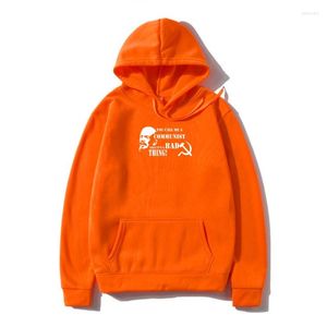 Erkek Hoodies Communis Hoodie Politik Lenin Rusya Socialis Erkekler Marxis Pamuk Erkekler Sıcak Hoody Moda Klasik