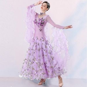 Scen Wear 2023 Ballroom Waltz Modern Dance Dress Competition Dresses Standard Dancing Clothes Tango 8221