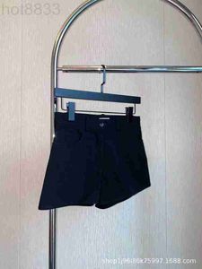 Womens Shorts Designer Reduced Age Versatile Black Denim Slim Fit A-line Hot Pants for Women 23 Summer New C4am