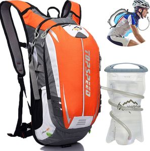 Panniers väskor 18L Ultralight utomhussport ryggsäck för att klättra vandring med cykel cykling hydratisering vattentät 230607