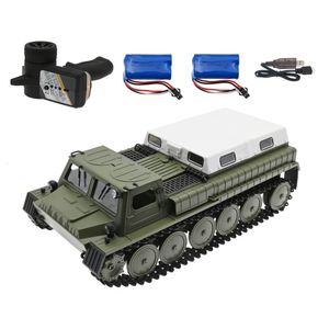 Carro elétrico RC WPL E 1 1 16 RC Tank Toy 2.4G Super tank 4WD Crawler rastreado controle remoto Track Better Off road Performance For Kids Gift 230607
