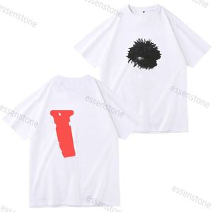 Summer Mens 여성 디자이너 Big V T 셔츠 느슨한 티셔츠 패션 브랜드