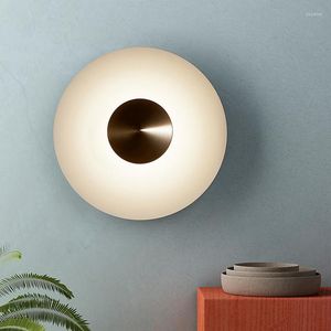 Wandleuchten Moderne LED-Glaskugelleuchte Schlafzimmerleuchte Lampe Lampada Kamera