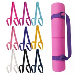 Yoga Mats Mat Strap Belt Adjustable Shoulder Sports Sling Carry Exercise Stretch Fitness Elastic 230606