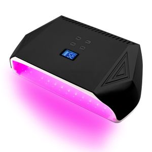 Tırnak Kurutucular İki El Kürleme Şarj Edilebilir Tırnak Lambası Kırmızı Işık Jel Polonya Kurutucu Kablosuz Manikür Makinesi Kablosuz Tırnak UV LED LAMP 230606