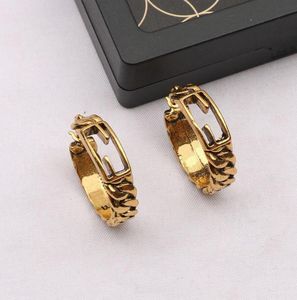 Designer Womens Brand Earrings Luxury Designers Letter Ear Stud Cuff Hook 18K Gold Plated Geometric Earring for Wedding Party Jewe5840945