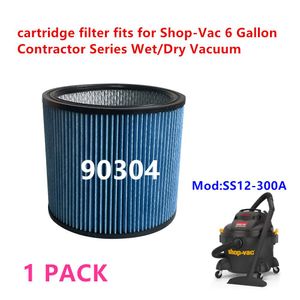 Parçalar 1 PCS 90304 Tip U Kartuş Vakum Filtresi Shopvac 6 Gal Yüklenici Serisi Islak/Kuru Vakum SS12300A