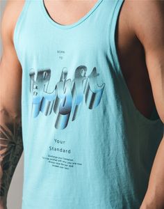 Men Bodybuilding Tank Tops Gym Workout Fitness Cotton Sleeveless Shirt Running Clothes Stringer Singlet Male Summer Casual