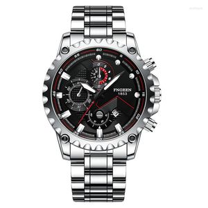 Wristwatches Men's Watch Sport Luxury Stainless Steel Mens Watches Top Brand Montre Homme Clock Men Gift FNGEEN 2023