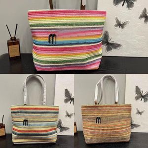 Bag Fashion Ladies Shopping Handbag Luxury Designer Tote Straw Beach Underarm Bag Purse Summer Seaside Vacation Large Capacity Handbags