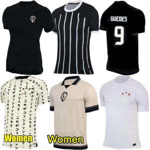 Camisas de futebol PAULINHO 2023-24 mulheres Corinthian quarto kit YURI ALBERTO GUSTAVO GIULIANO GUEDES R.AUGUSTO FAGNER camisas de futebol