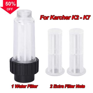 New High Pressure Washer Water Filter for Karcher K2 K3 K4 K5 K6 K7 G 3/4'' Water Filters with 2 Filter Cores for Lavor for Nilfisk
