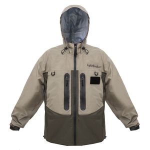 その他のスポーツ用品男性用通気性のあるフライフィッシングジャケット防水ウェーダー服屋外狩猟服230607