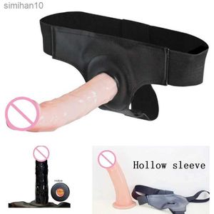 Penis Extender Sleeve Strap On Dildo Anal Plug Double Penetration Thicken s Sex Toys For Men Intimate Goods Sex Shop L230518