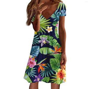 Vestidos casuais verão para mulheres 2023 vestido sem mangas suspensório estampa floral em robe adolescente