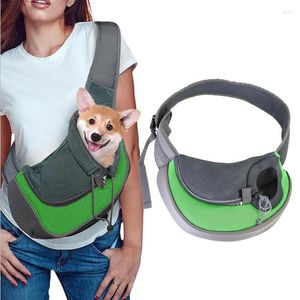 Dog Car Seat Covers Cat Carrier Puppy Carrying Bag Breathable Mesh Travel Sling Pouch With Adjustable Strap For Small Dogs Cats Puppies