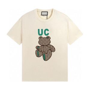 Big Boys Girls Letnia marka T-shirt bawełniany w stylu dla dorosłych koszulki z krótkim rękawem litery nadrukowane mężczyzn na topy tee