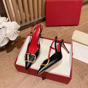 Heels designer heels luxury Dress Shoes with diamond design temperament versatile high heels distribution gift box Fashion dinner style shoes very nice