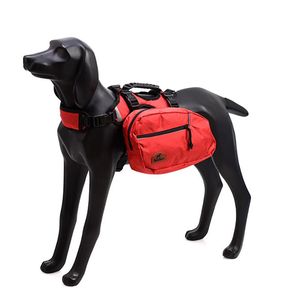 Harnesses Removable Dog Backpack Harness Reflective Outdoor Pet Vest Harnesses Travel Camping Hiking Medium Large Dogs Saddle Bags