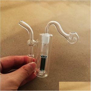 Smoking Pipes 10Mm Joint Mini Small Hookahs Glass Oil Burner Pipe 3.5 Inch Height Ash Catchers Bong Percolater Bubbler Tobacco Bowl Dhcjv