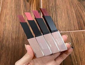 High Brand Y5L lipsticks TOP Quality pink tube The Slim Rouge Leather Matte Lipstick all series colors Fast Delivery4463724