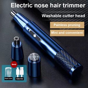 Clippers Trimmer Naso elettrico Trimmer per capelli Rasoio Clipper Cutter Strumento per la rasatura Rasoio portatile per naso e orecchie per uomo donna 230606