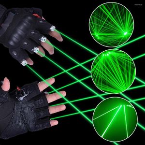 Pięć palców Rękawiczki zielone laserowe wielokrotnie 4 głowy Belki Light Stage Performance Rekwizyty DJ Disco Music Festival Live Nightclub Club Show